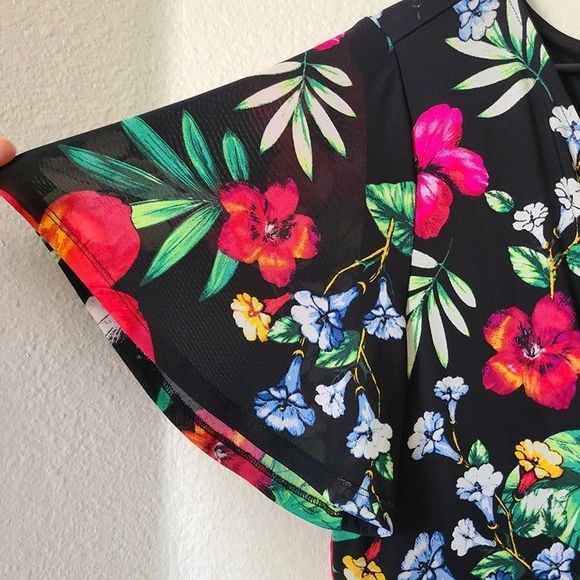 Thalia Sodi Floral Dress Size XL - Picture 8 of 9